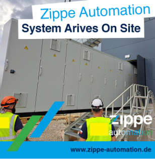 Ein weiteres Zippe-Automation-Steuerungssystem ist sicher an seinem Ziel auf der anderen Seite der Welt